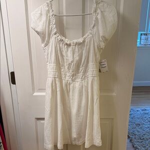 BP White Garment with Puff Detail